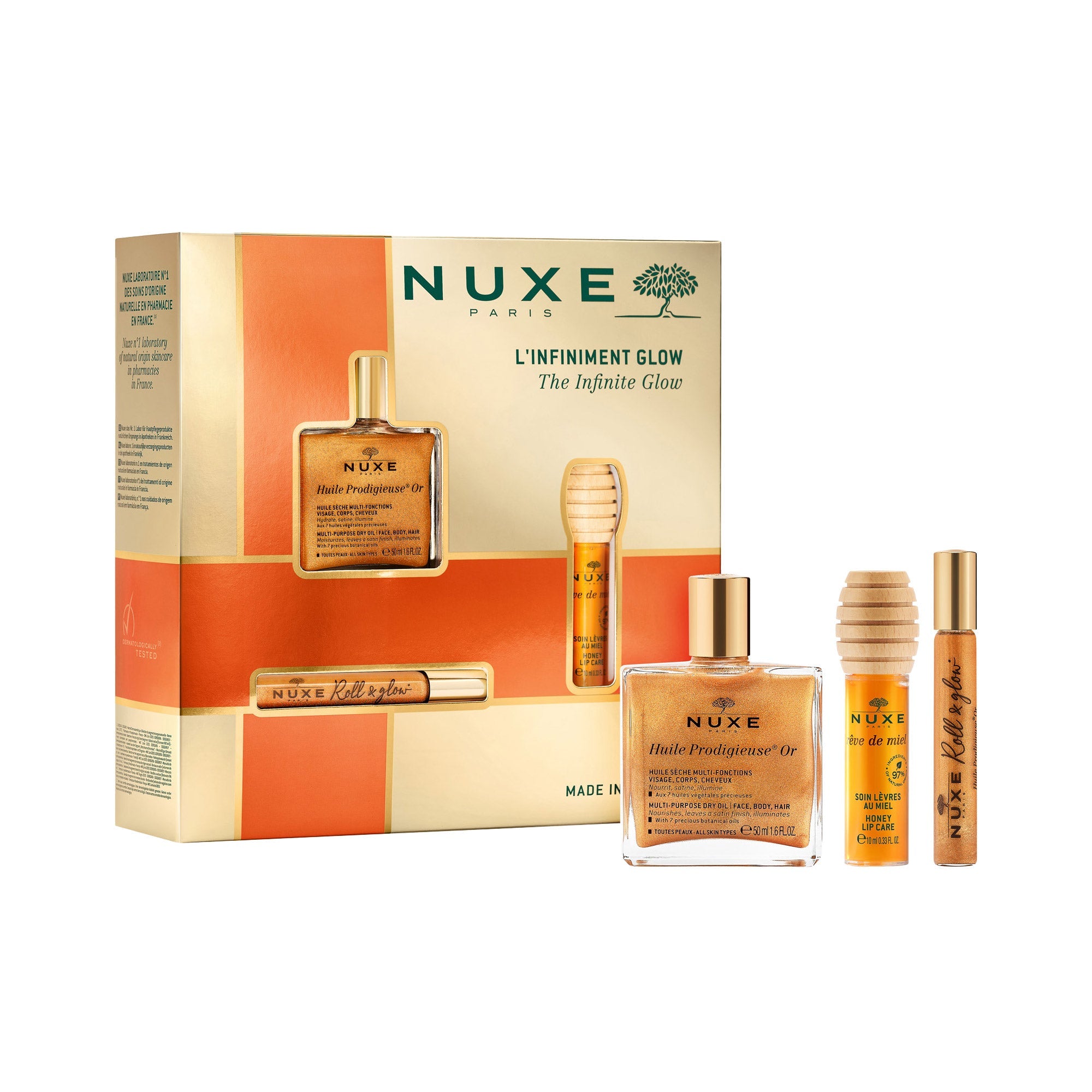 Nuxe Coffret Huile Prod Or 24