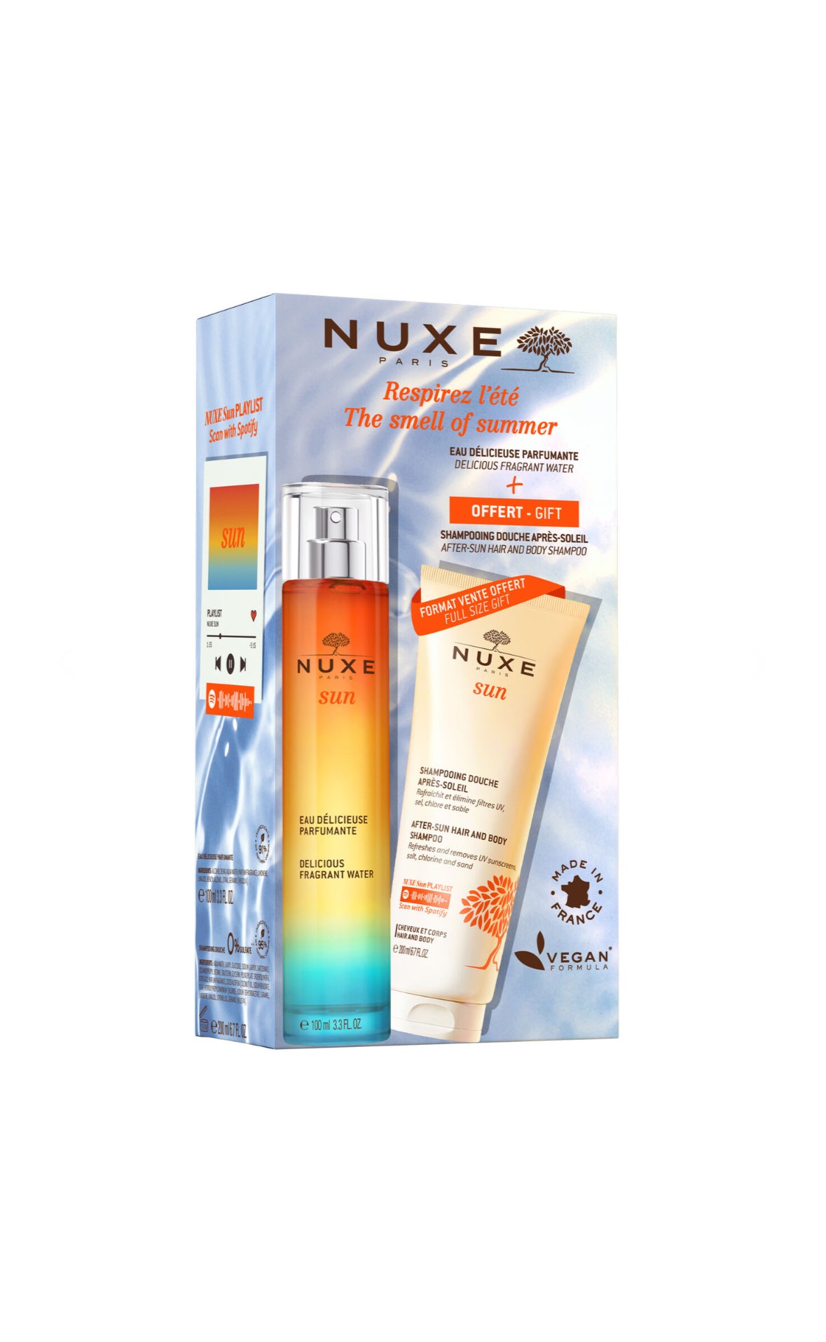 Nuxe Sun Eau Del100ml+gel Docc