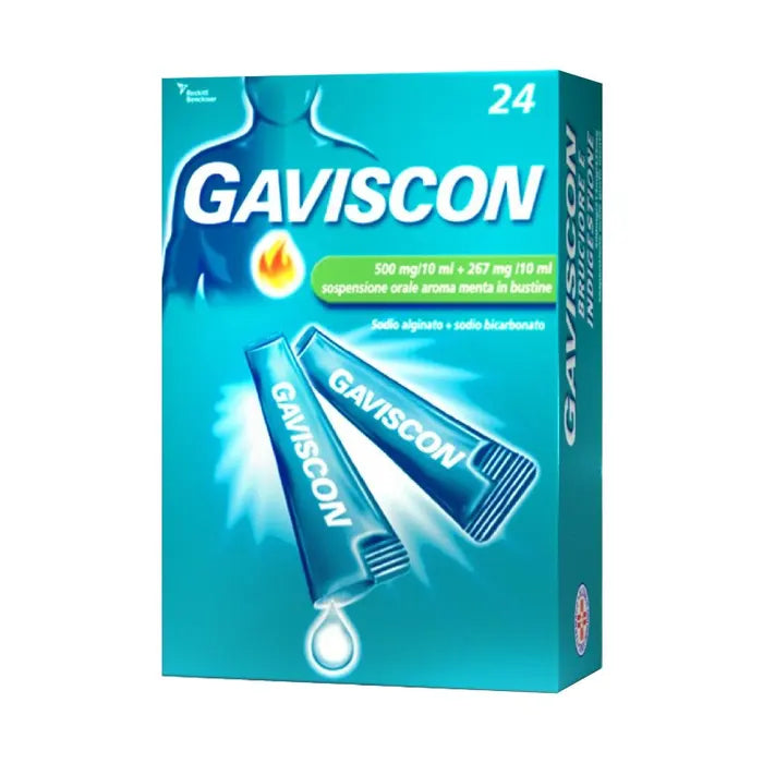 Gaviscon 24bust 500+267mg/10ml