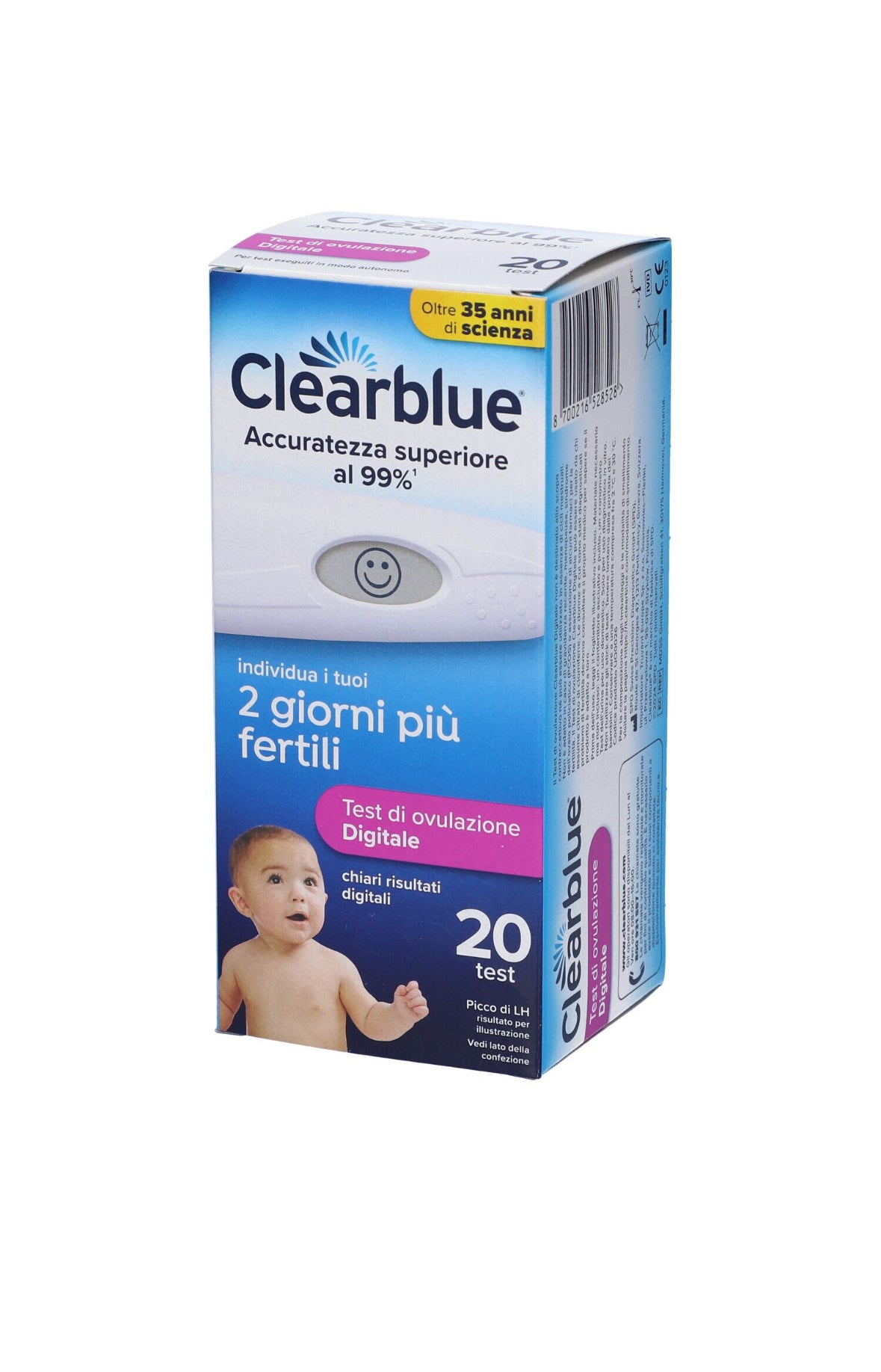 Clearblue Test Ovul Base 20pz