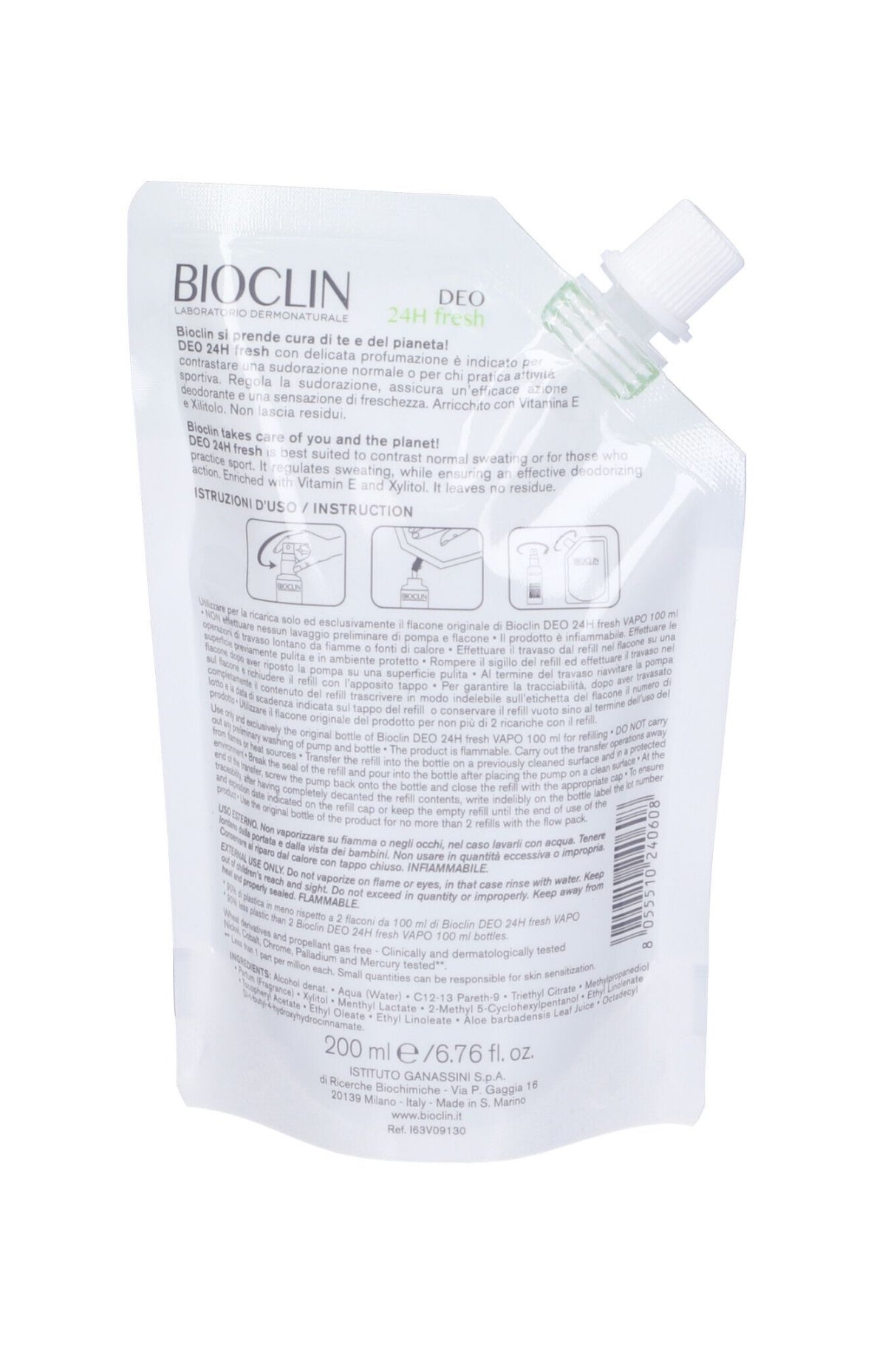 Bioclin Deo 24h Fresh Ric200ml