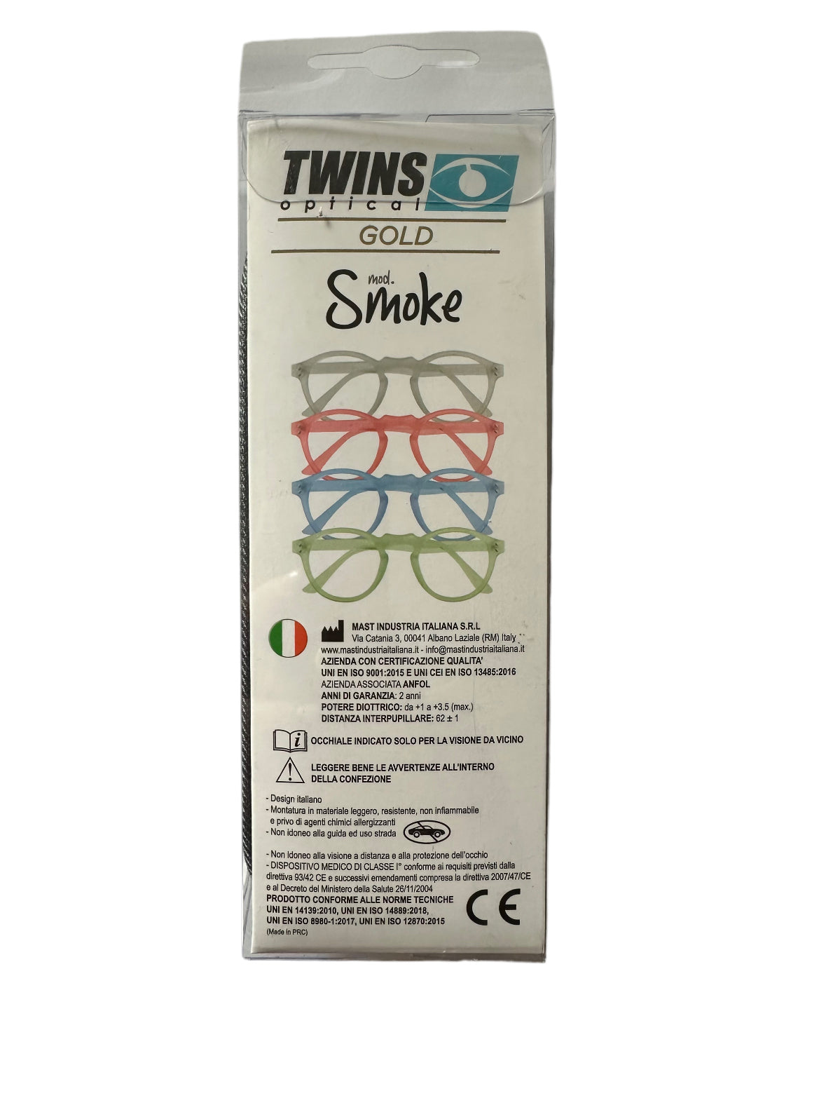 Twins Gold Smoke Blu +3,00