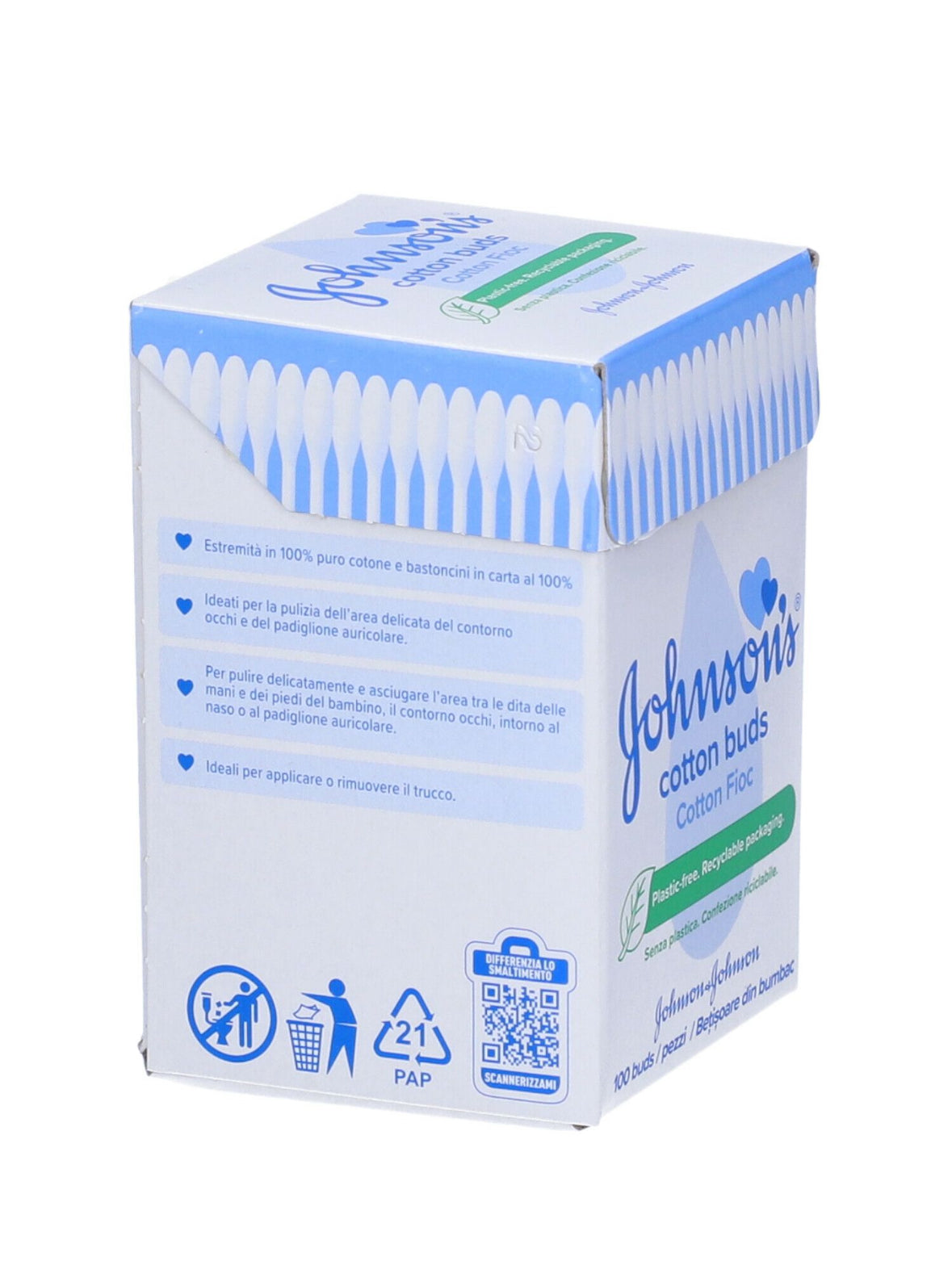 Johnsons Baby Cotton Fioc100pz