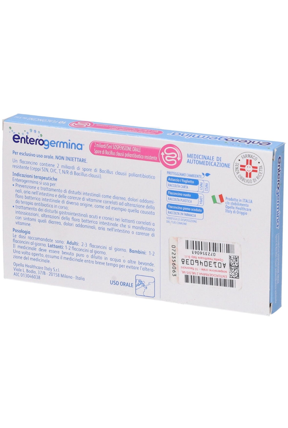 Enterogermina Os 10fl 2mld/5ml