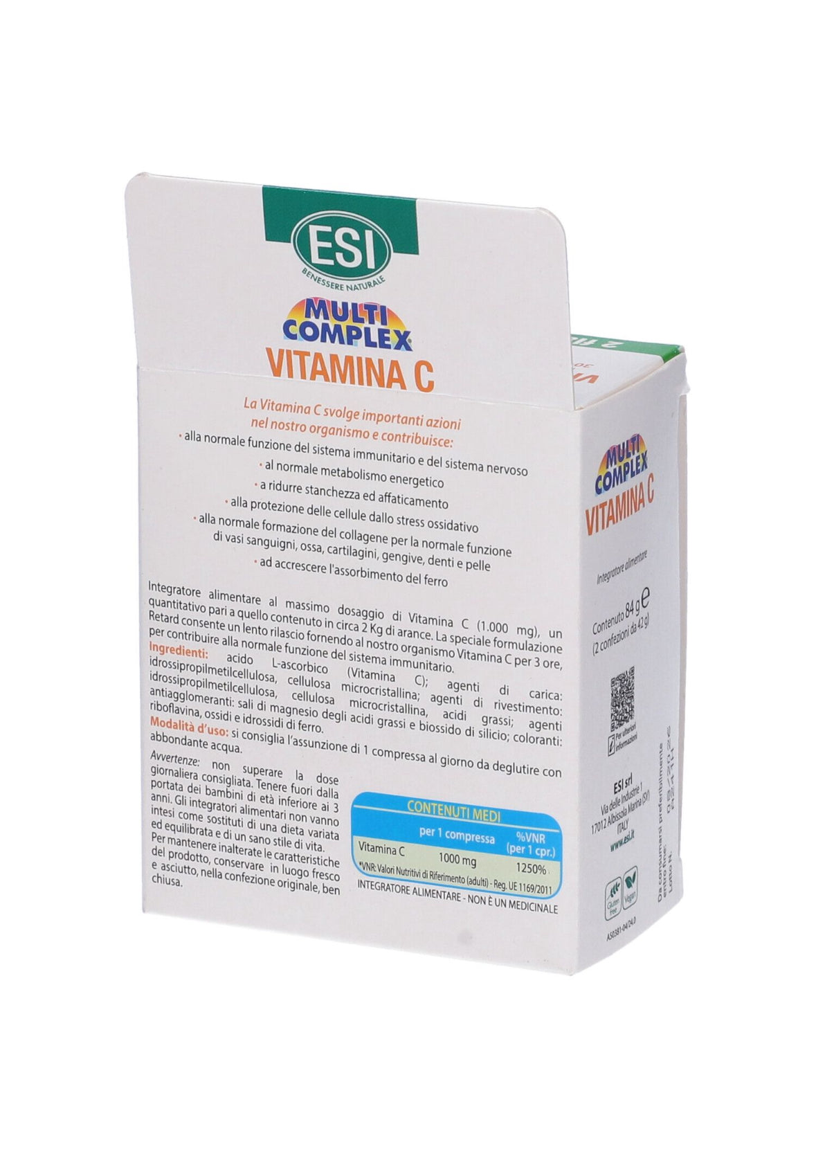 Esi Vitamina C Pura 1000 60cpr