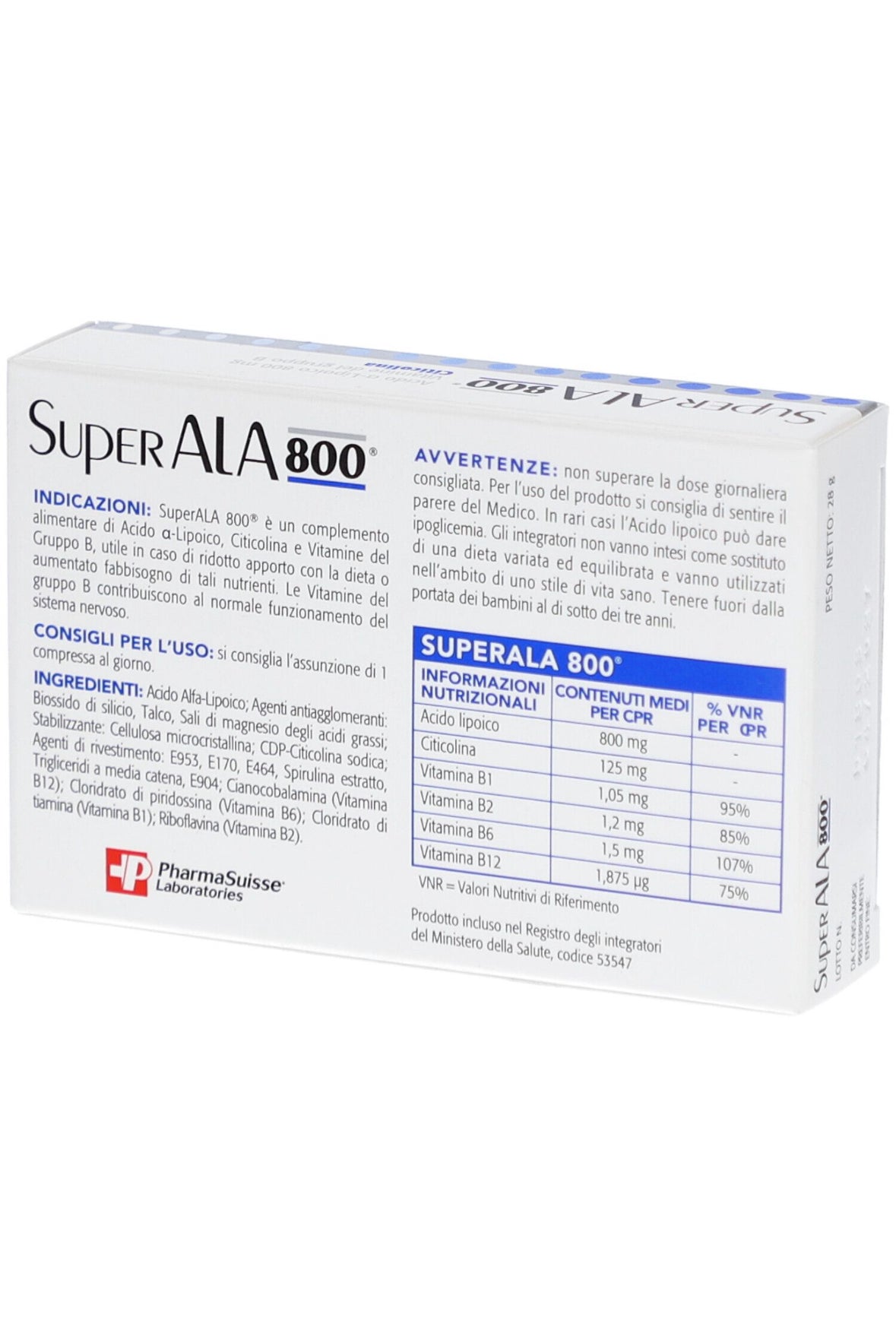 Superala 800 20cpr
