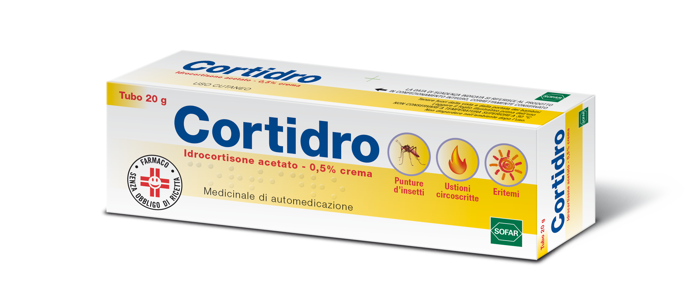 Cortidro Crema 20g 0,5%